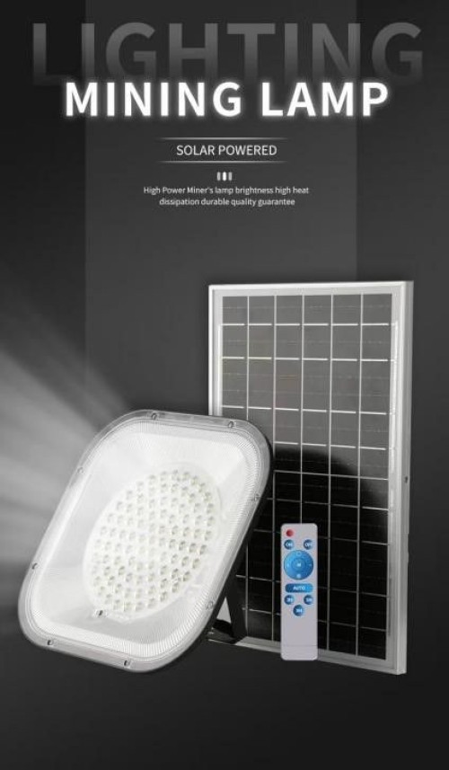 New solar high bay light outdoor and indoor integrated waterproof and dustproof LED lighting