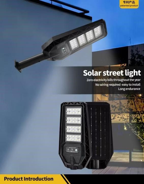 Solar Integrated Courtyard, Street LED Street Light