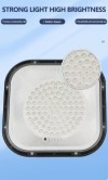 New solar high bay light outdoor and indoor integrated waterproof and dustproof LED lighting