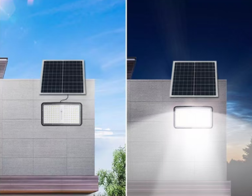 Solar Outdoor Indoor Integrated Waterproof LED Lighting Floodlight